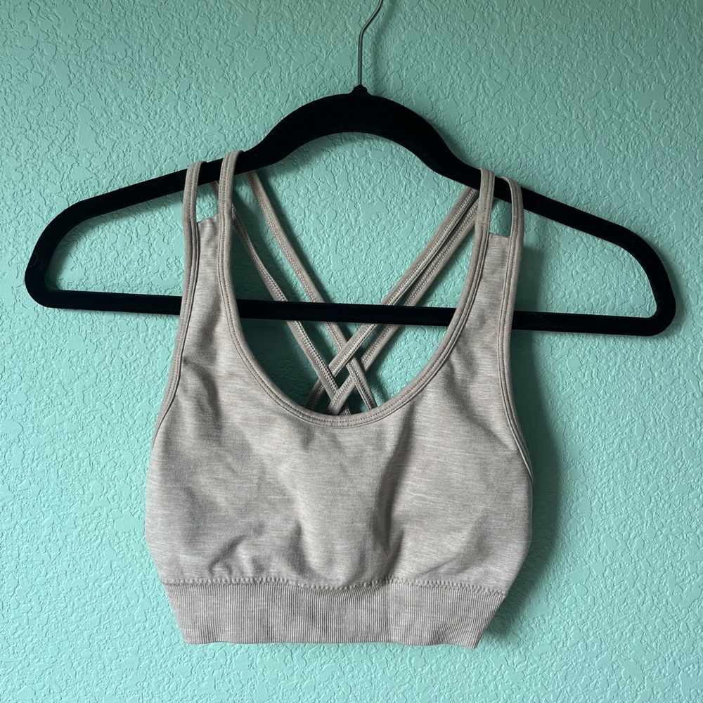 Alphalete Revival Sports Bra Nude